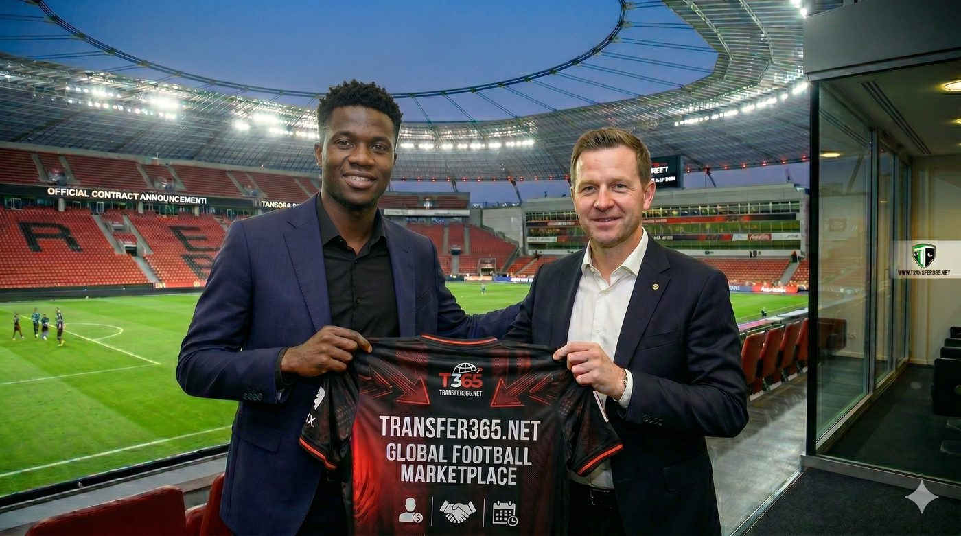 Football agent and player with jersey